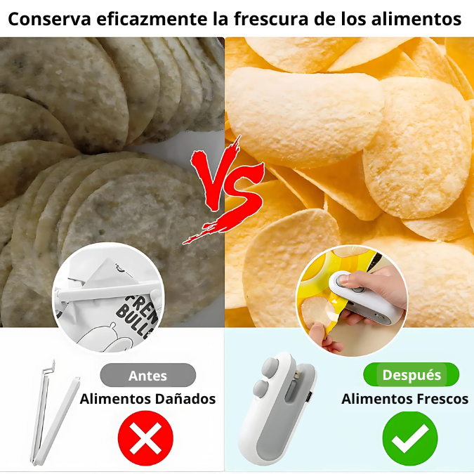 Sellador De Bolsas Recargable