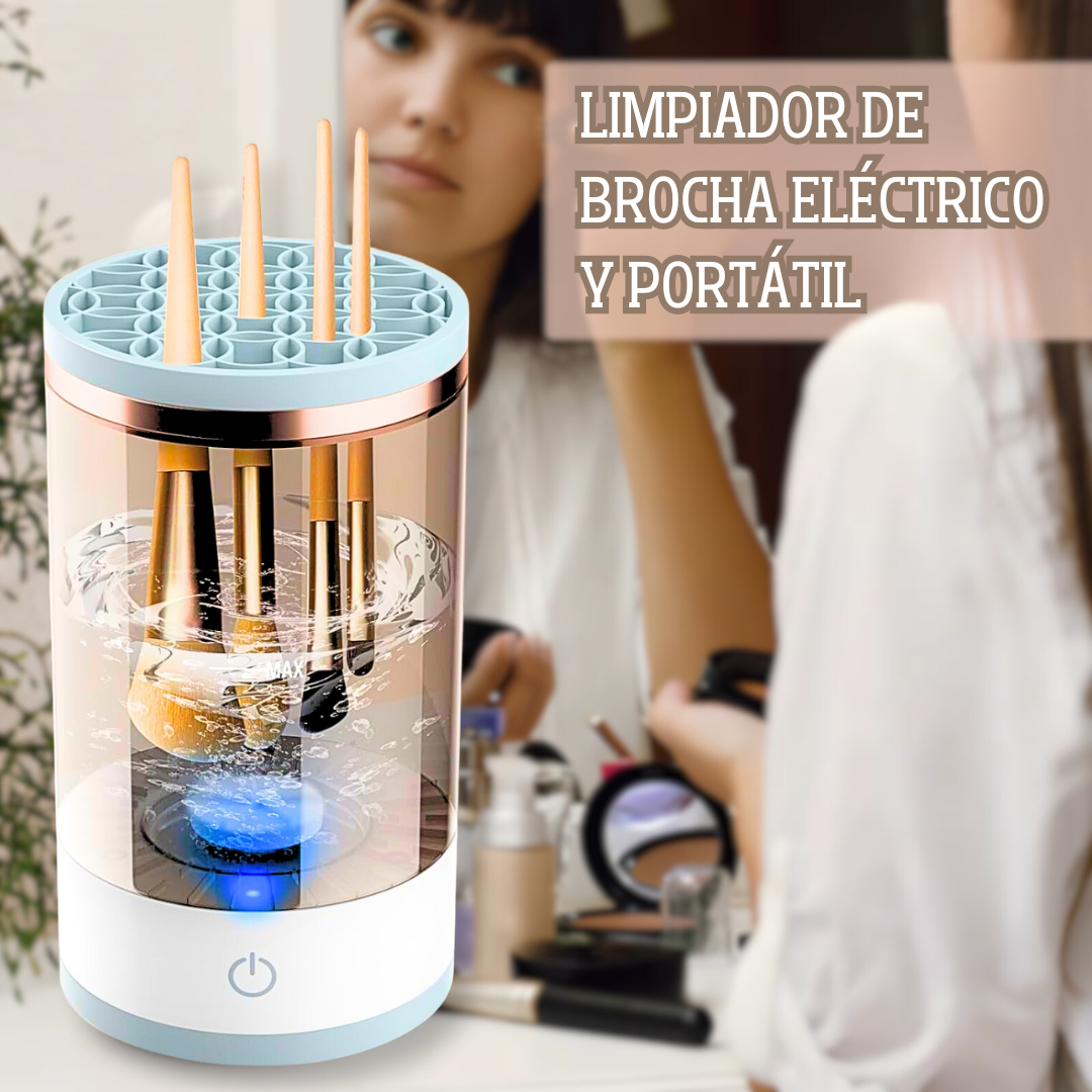 Limpiador De Brochas Eléctrico y Recargable