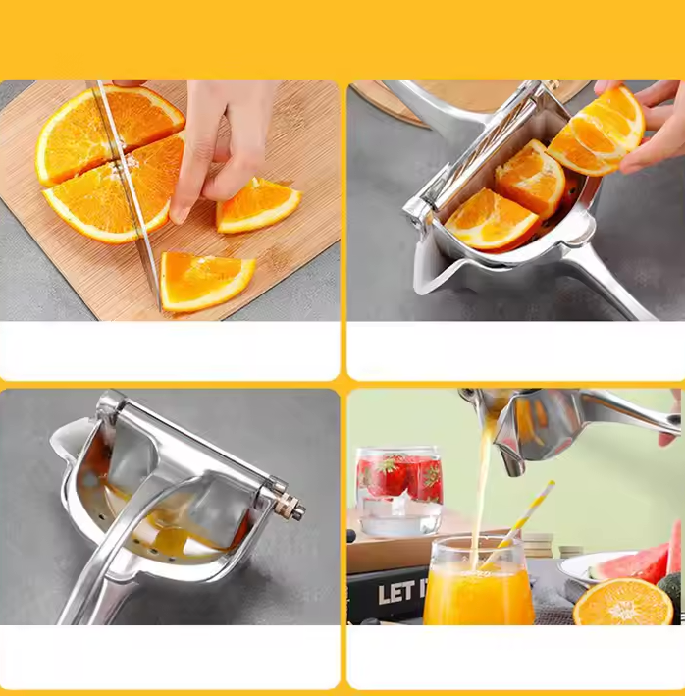 EXPRIMIDOR DE FRUTA MANUAL