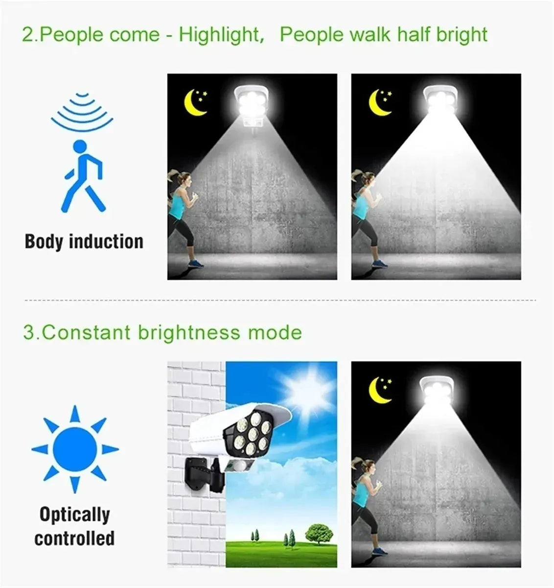 LAMPARA LED SOLAR EN FORMA DE CÁMARA