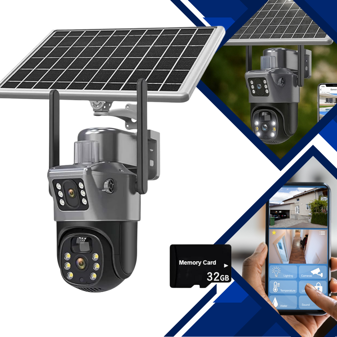 4G DOBLE CÁMARA DE SEGURIDAD SOLAR