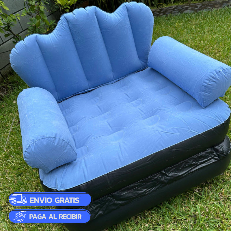 Sofa cama inflable