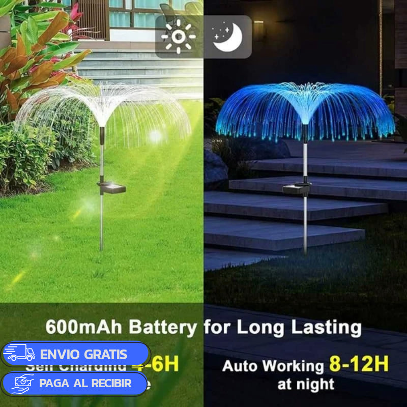 Luces solares para jardin