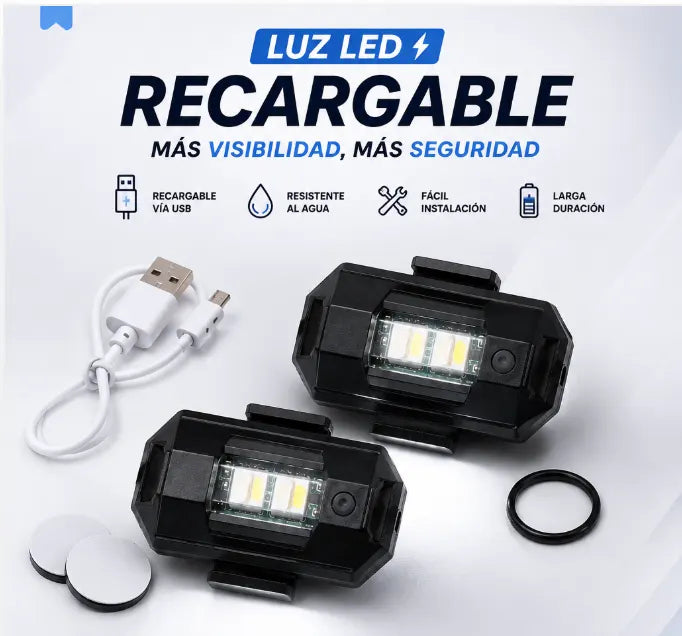 Strober led para Moto