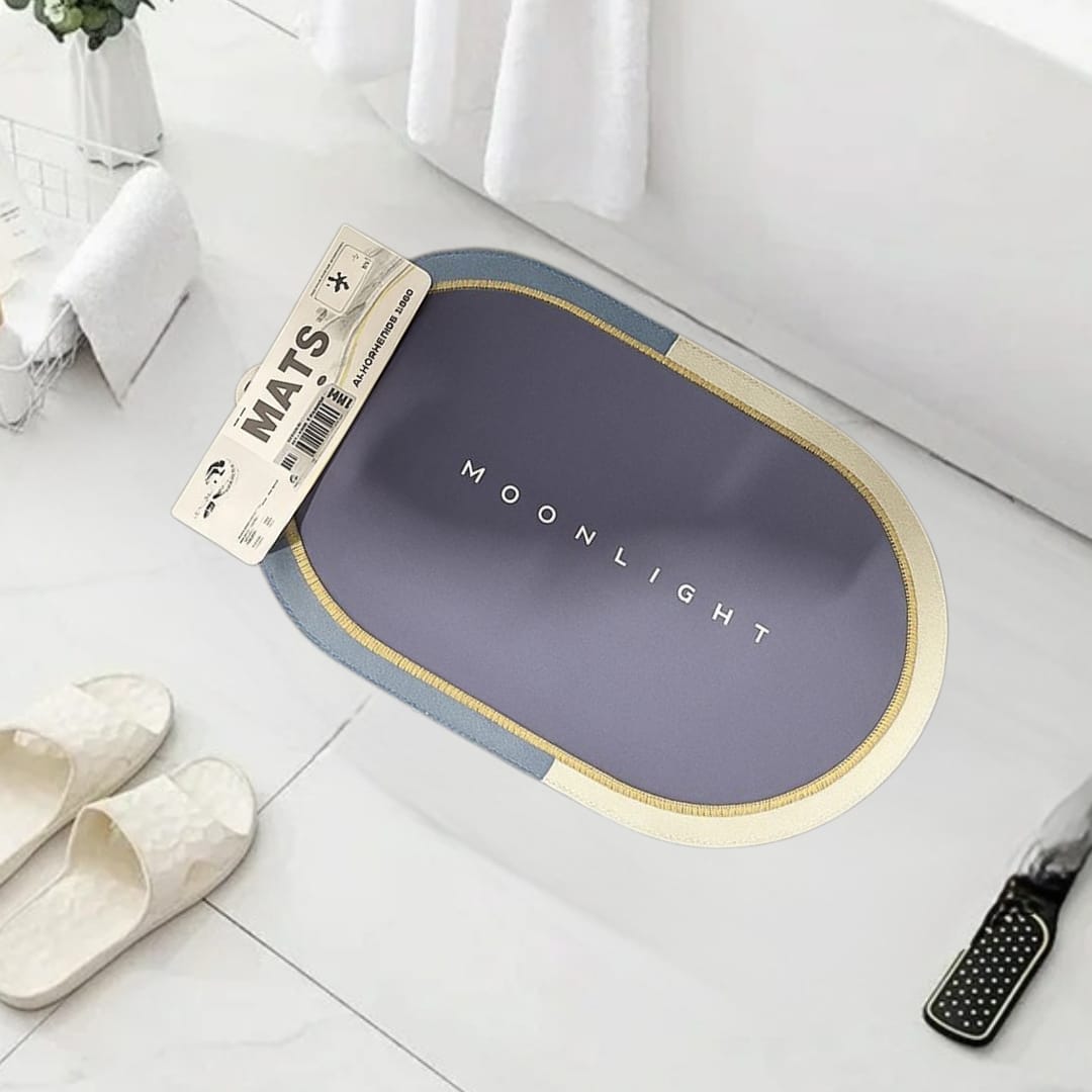 3x1 Alfombra de Baño Antideslizante: Secado Rápido + Cero Resbalones