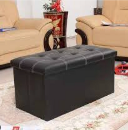 BANCO TABURETE 3 EN 1: asiento, baúl y mesa… en segundos.