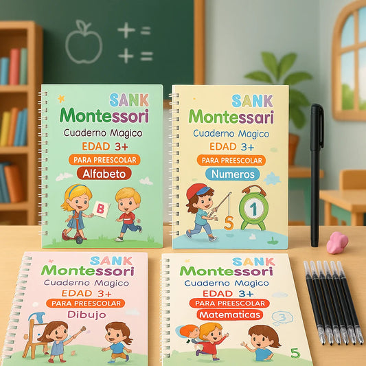 Set de Libros Mágicos – Juega, Traza y Aprende