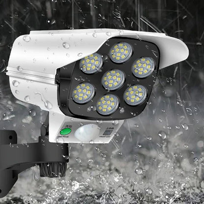 LAMPARA LED SOLAR EN FORMA DE CÁMARA