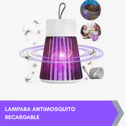 LAMPARA ANTIMOSQUITO RECARGABLE