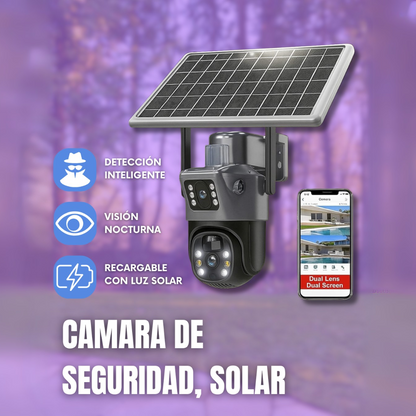 4G DOBLE CÁMARA DE SEGURIDAD SOLAR