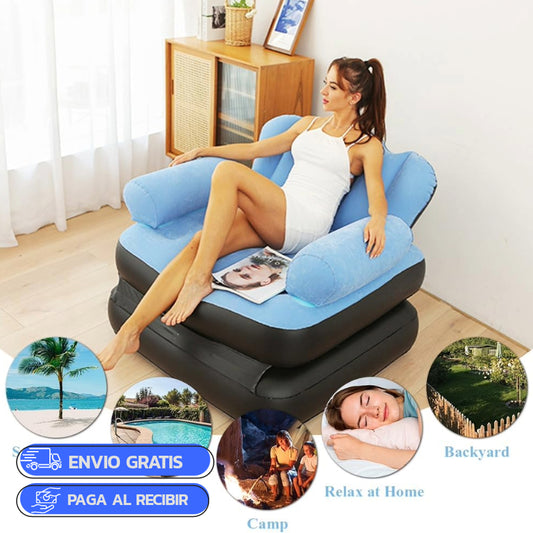 Sofa cama inflable