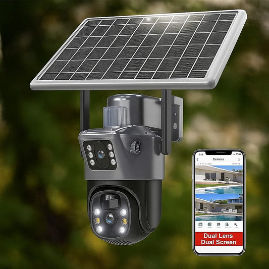 4G DOBLE CÁMARA DE SEGURIDAD SOLAR