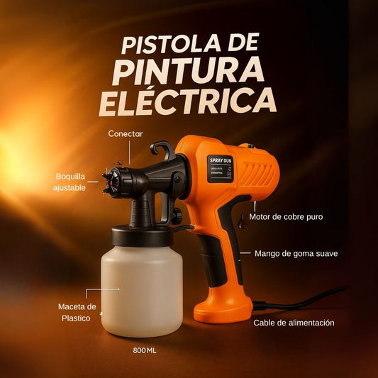 Pistola de Pintura Eléctrica Portátil