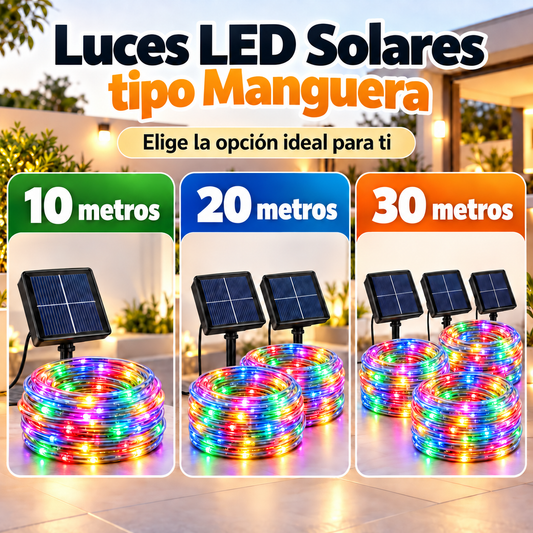 Manguera Solar LED 10 M